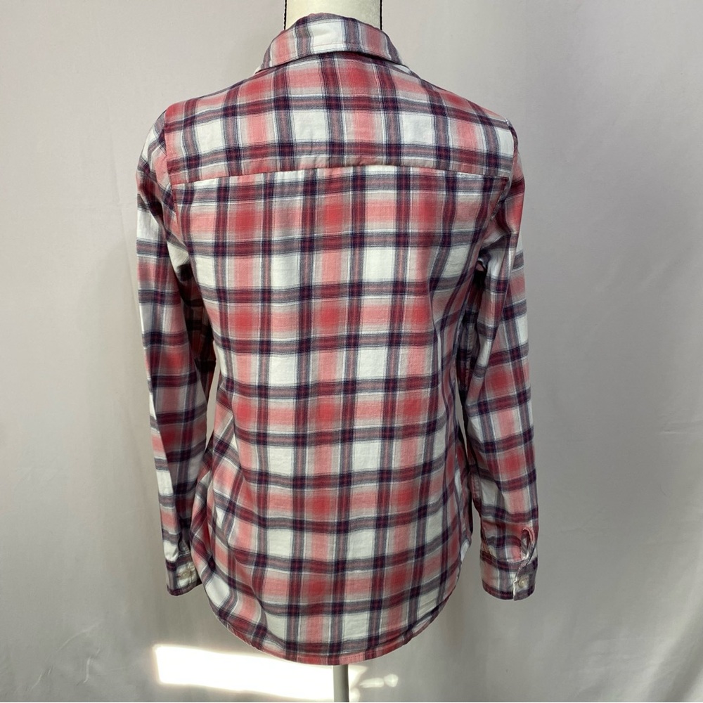2/$30 BCBGeneration Plaid Button Down Cotton Western Shirt Size Small # 1552 - Picture 3 of 10